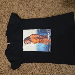 Black Mickie James Graphic Tee- Women's Sz Large (Fitted)